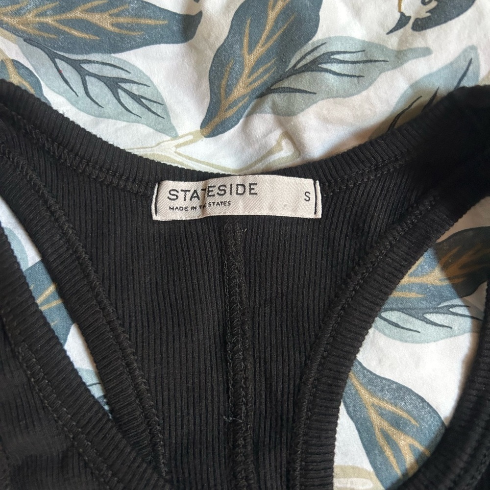 Stateside 2x1 Rib Racerback Tank - Picture 3 of 6